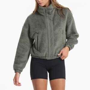 Vuori Cozy Sherpa Jacket - Olive Green